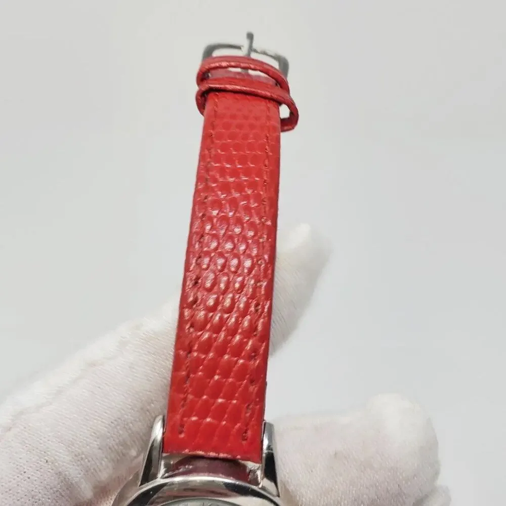 Disney Mickey Mouse Charm Watch Red Band Cute